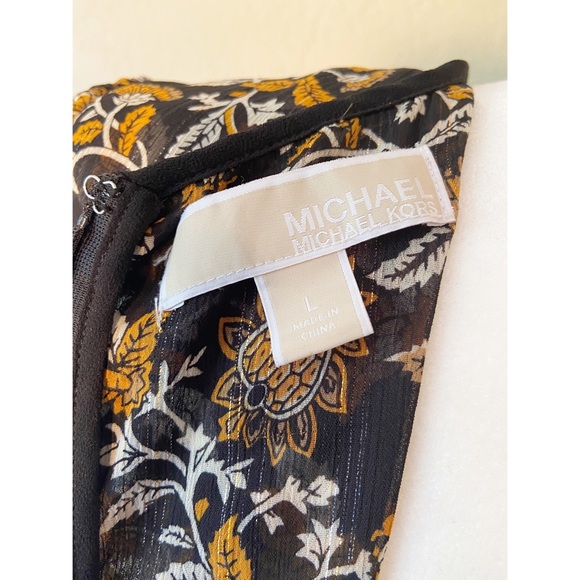 MICHAEL Michael Kors sheer sleeve dress - Picture 9 of 9